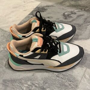 Puma Mirage Sport Sneakers in Pastel White Ebony Size 10 Worn Once